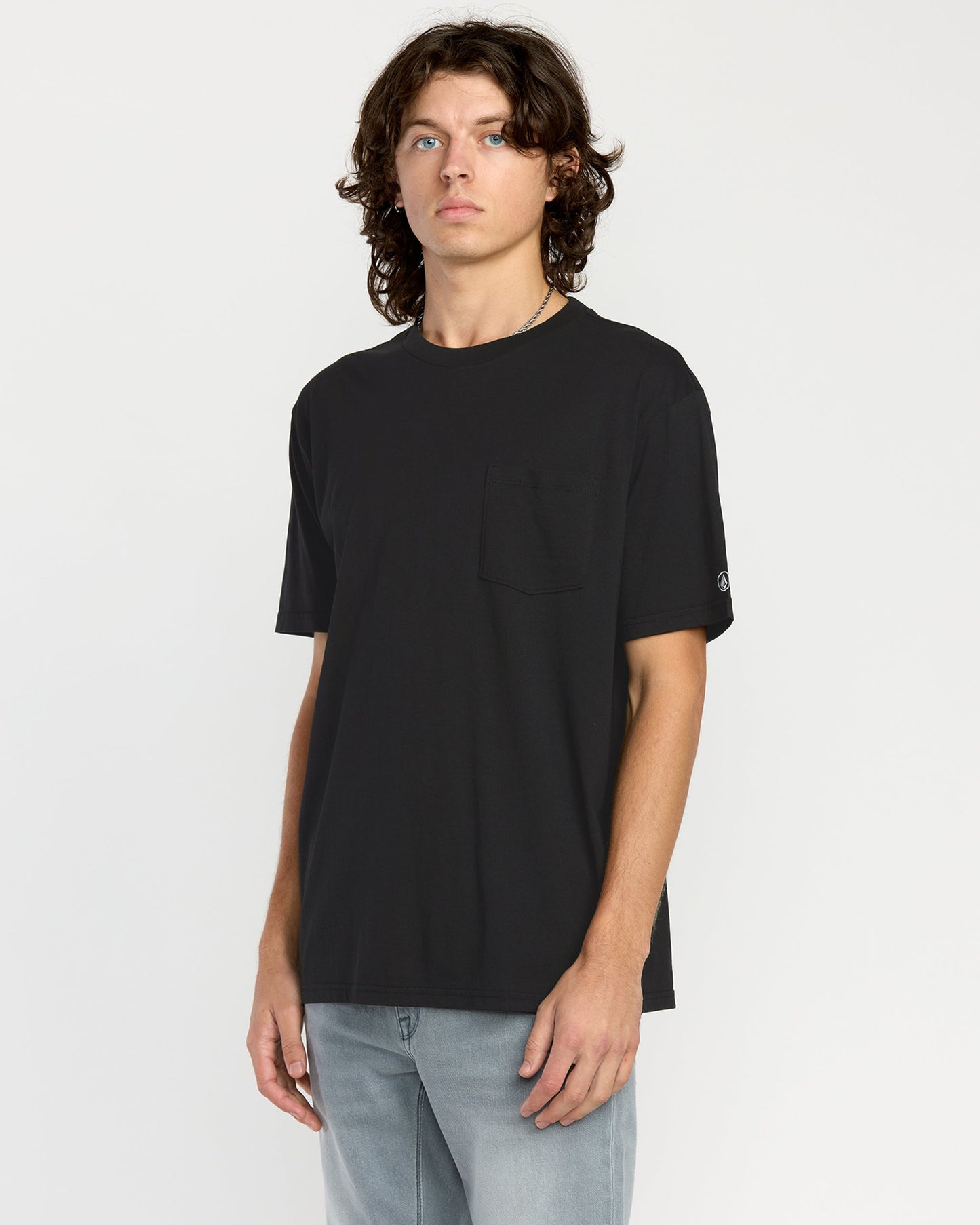 Men's Solid Short Sleeve Pocket Tee