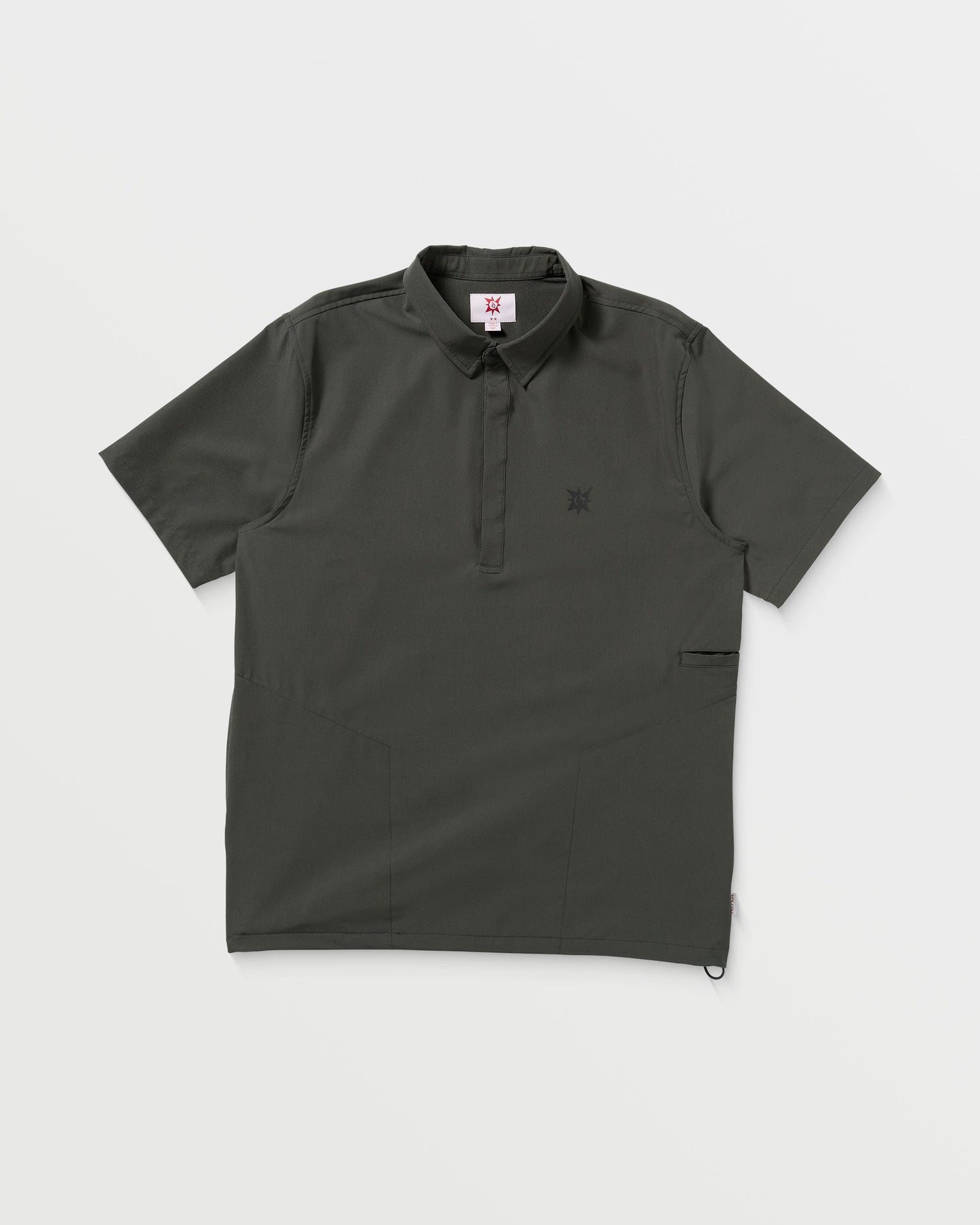 Volcom Japan Men's Sense Popover Short Sleeve Shirt