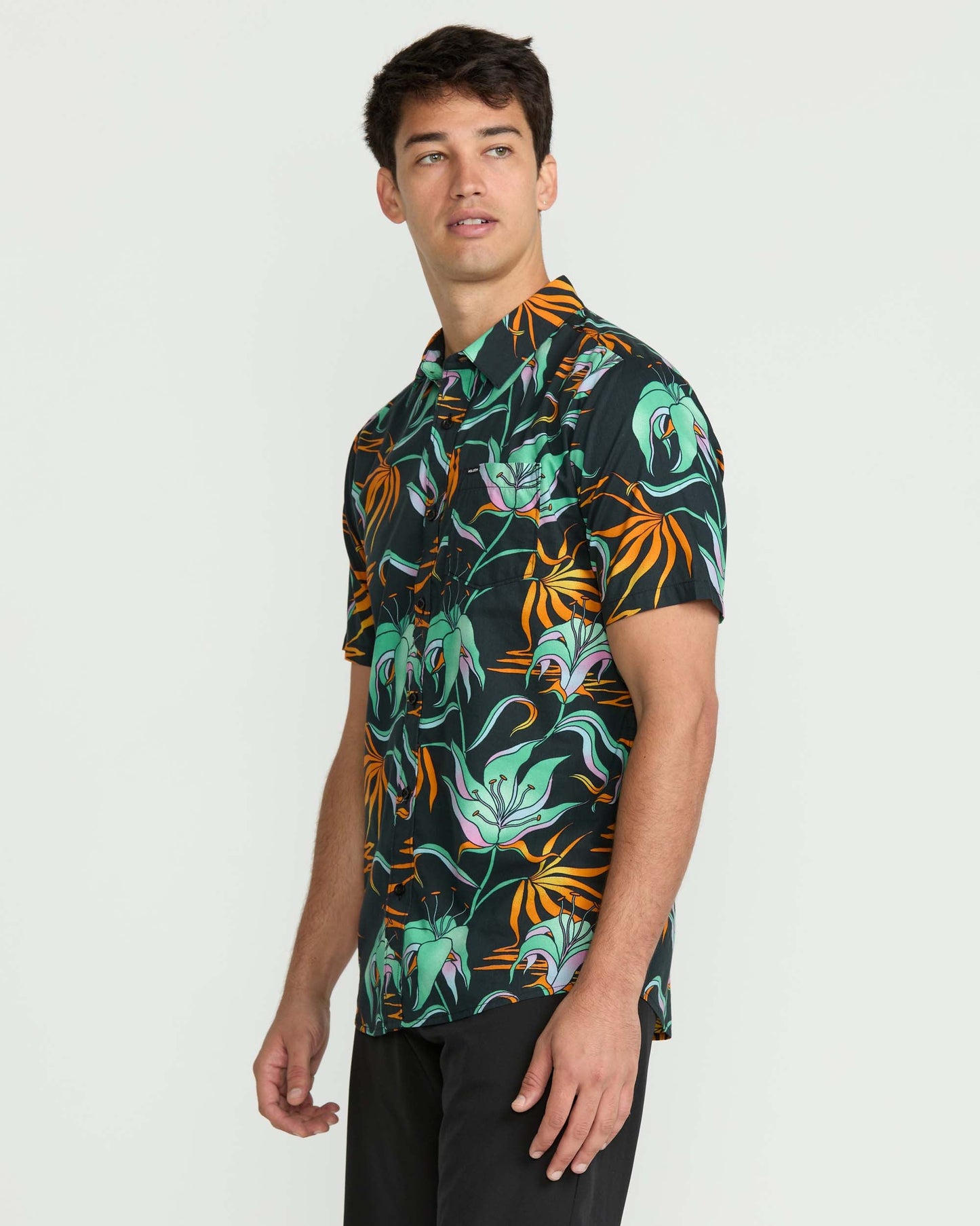 Men's Brainmelter Floral Short Sleeve Shirt