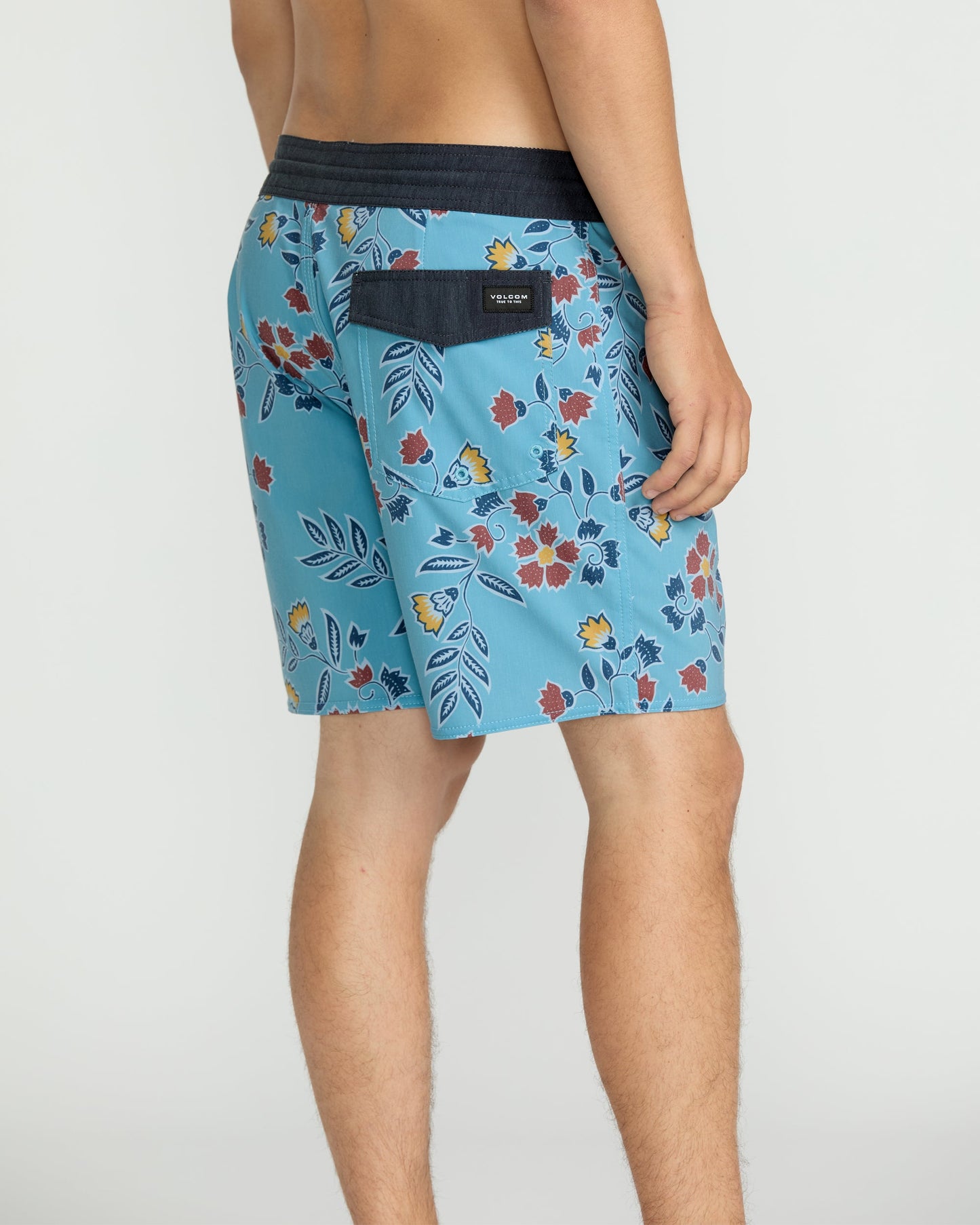 Men's Psyche Cotton Stoney 17" Trunks