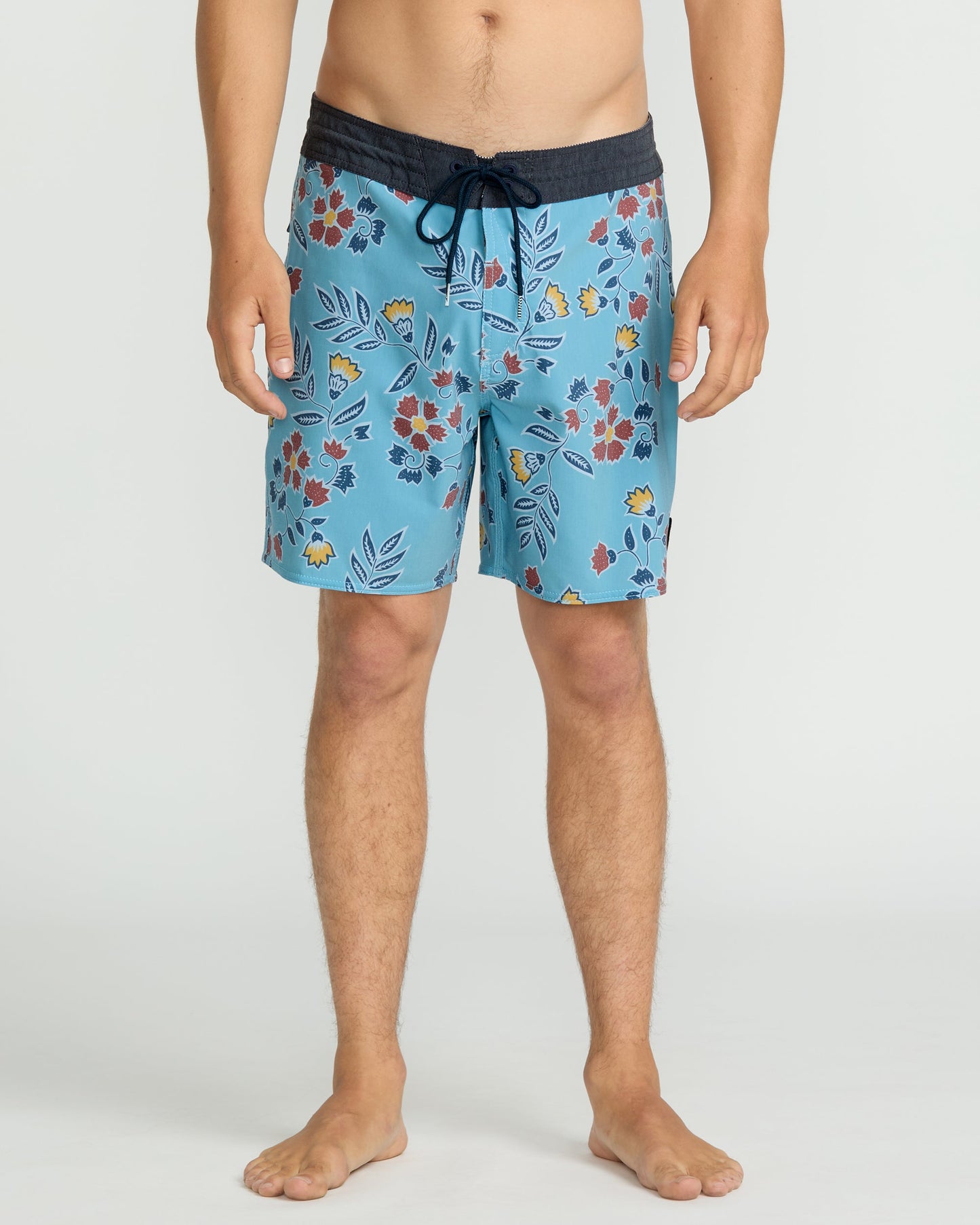 Men's Psyche Cotton Stoney 17" Trunks