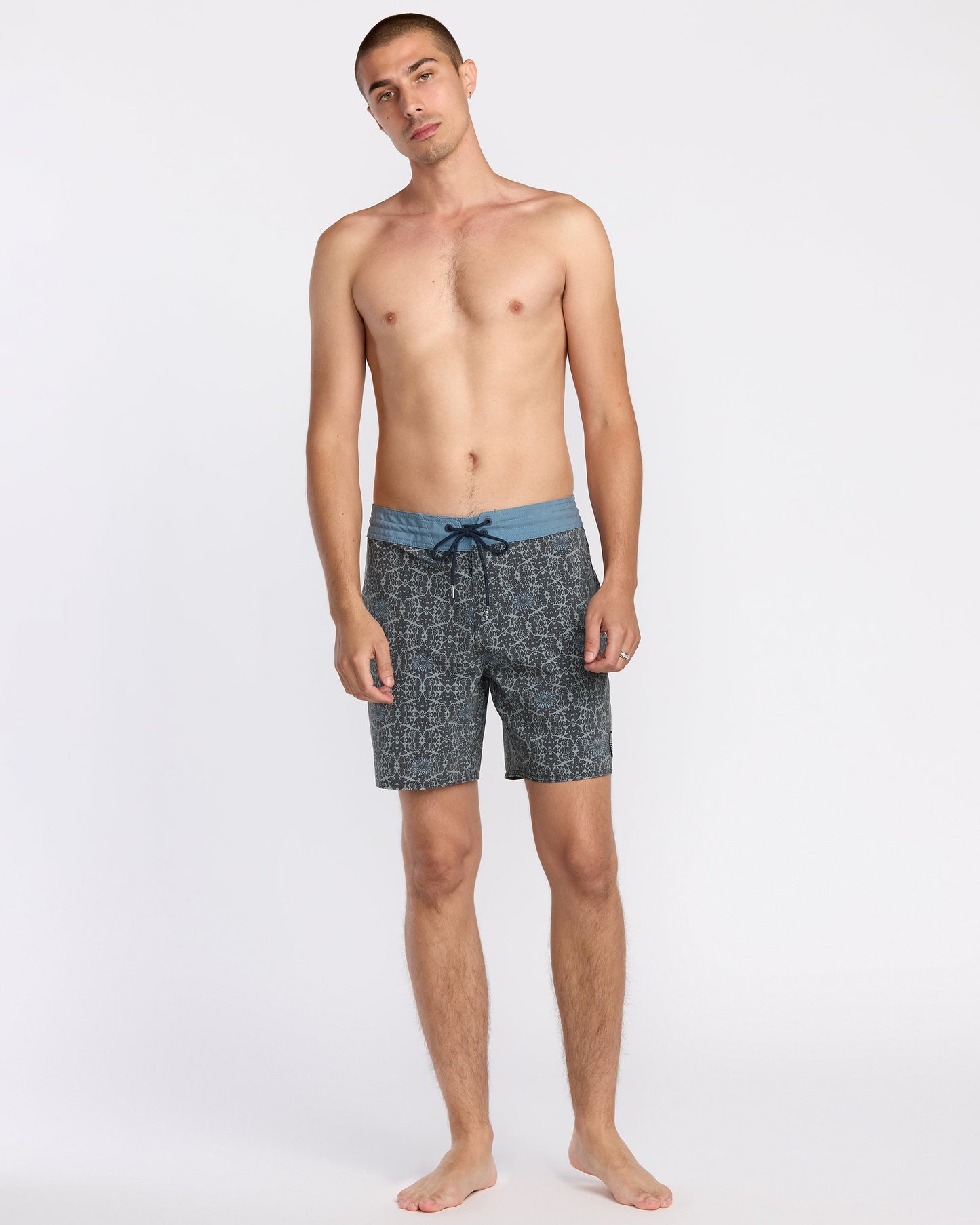 Men's Psych Cotton Stretch Stoney 17" Swim Trunks