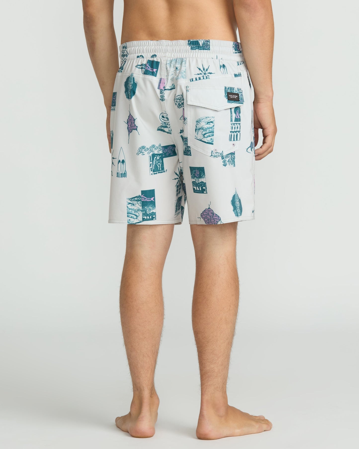 Men's Psyche Cotton 17" Trunks