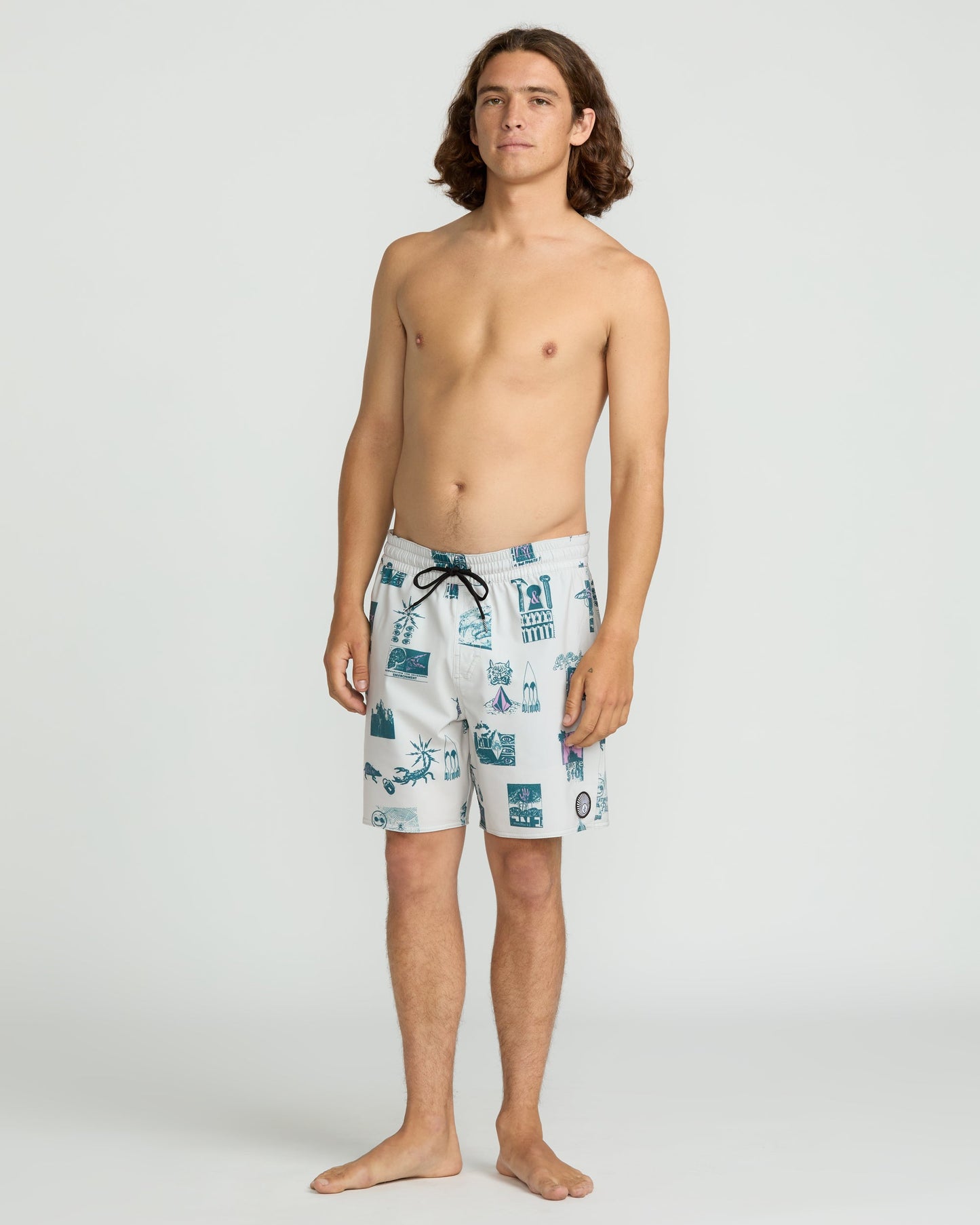 Men's Psyche Cotton 17" Trunks