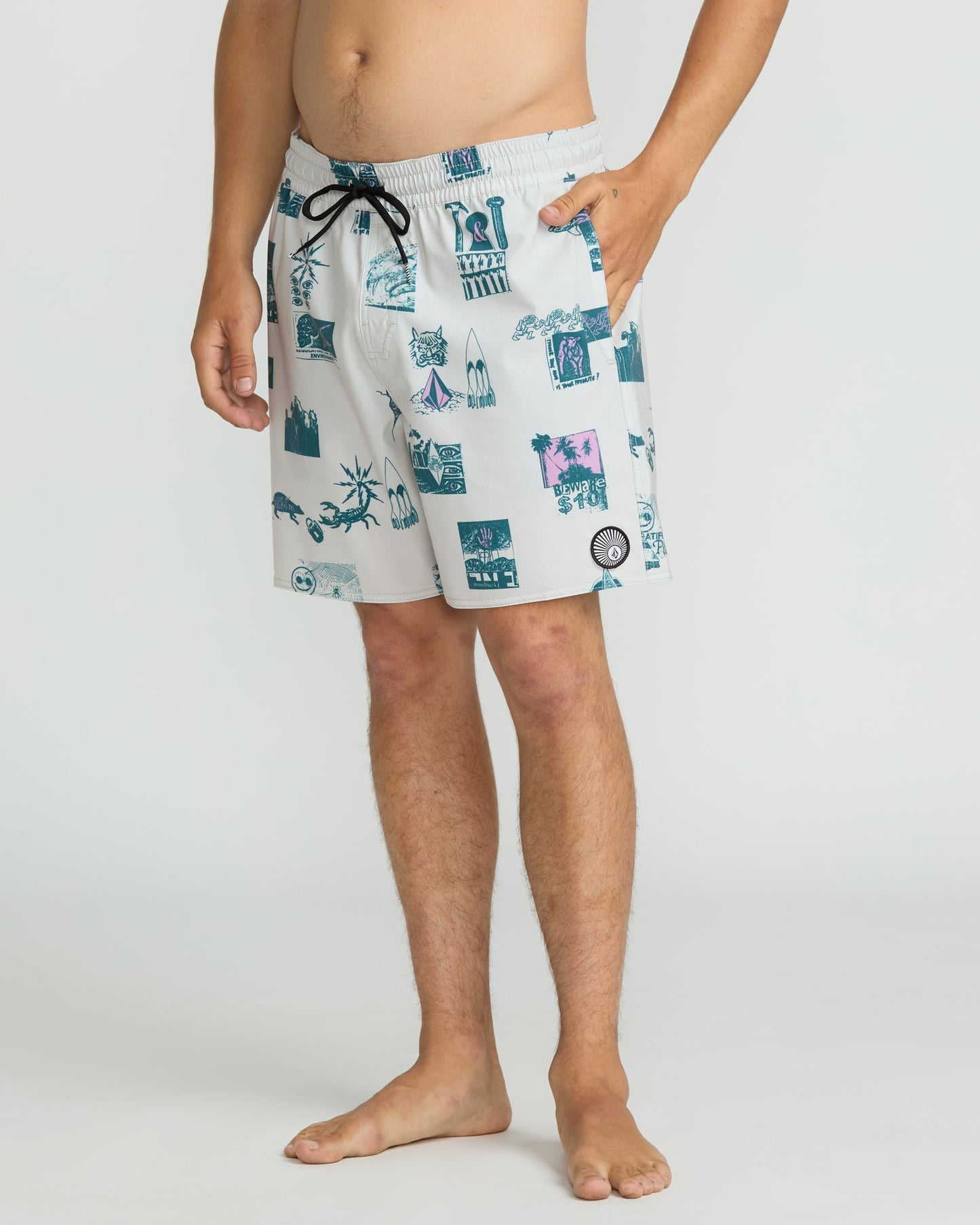 Men's Psyche Cotton 17" Trunks