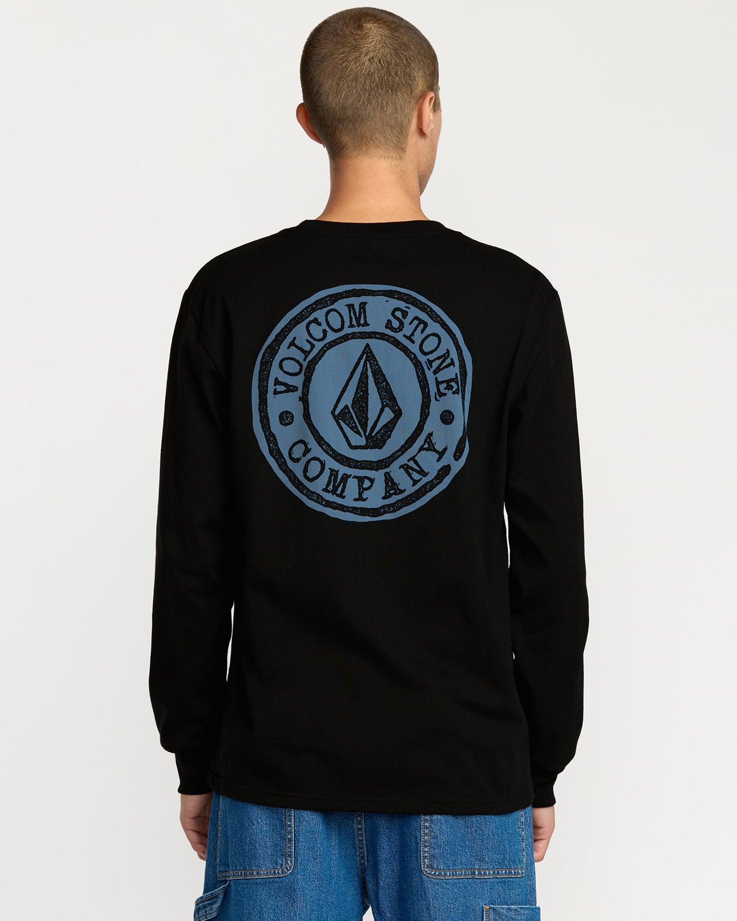 Men's Logo Stamp Long Sleeve Tee