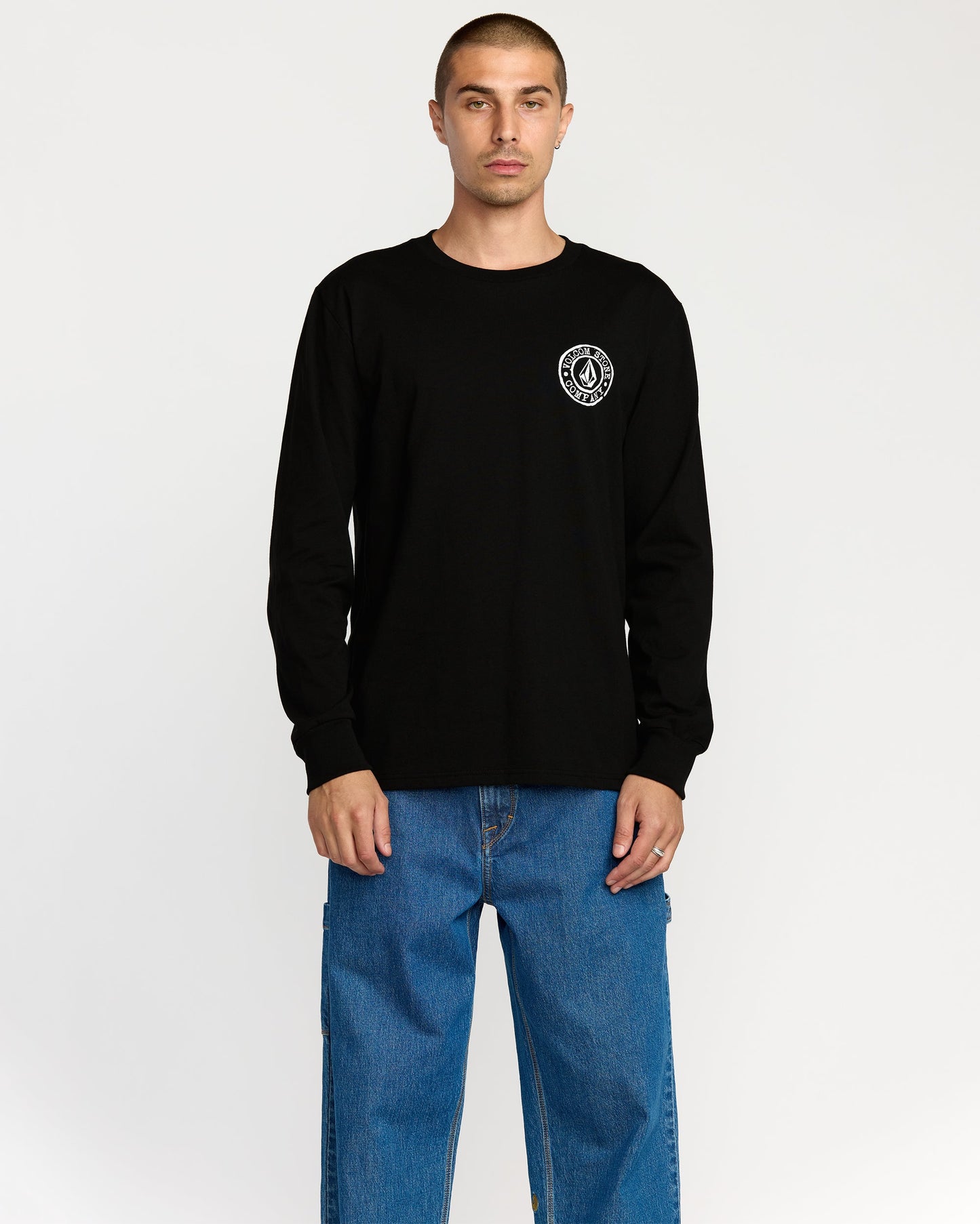 Men's Logo Stamp Long Sleeve Tee
