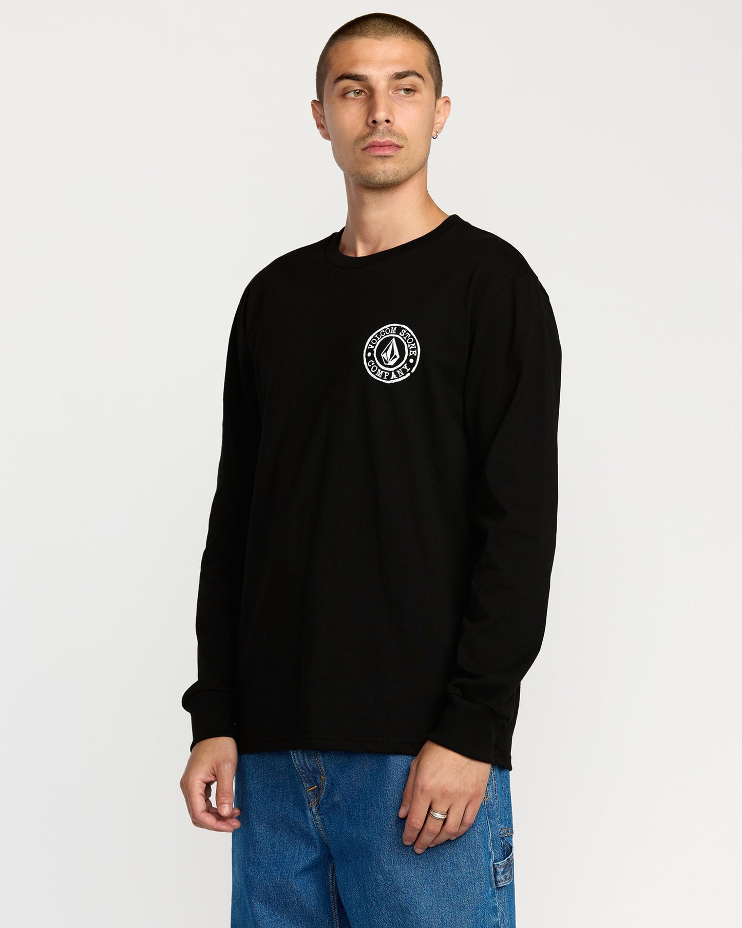 Men's Logo Stamp Long Sleeve Tee