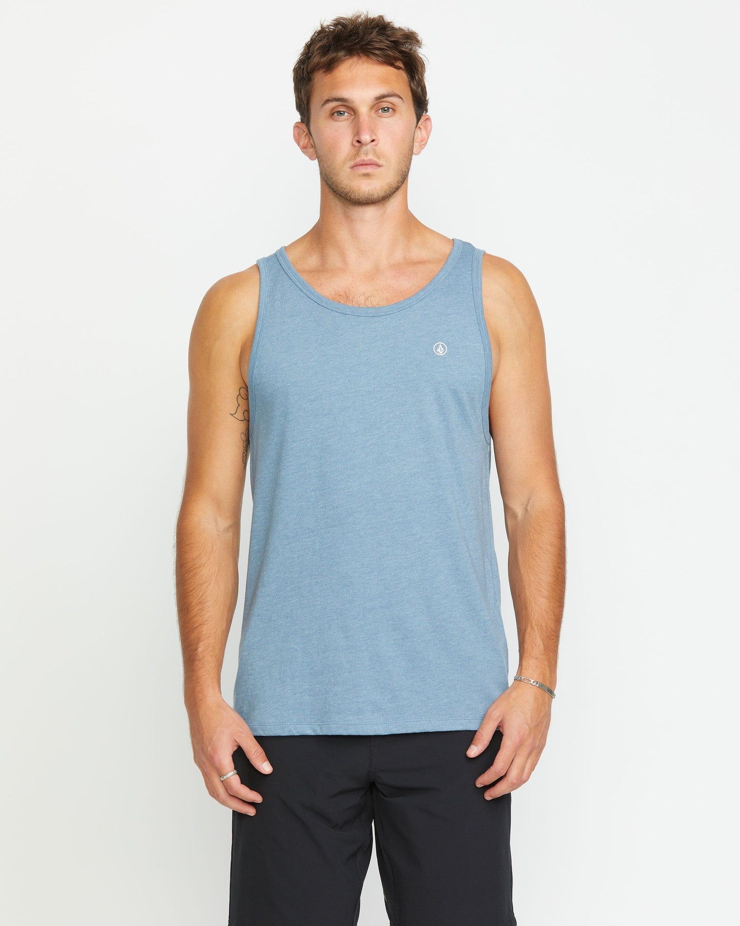 Men's Solid Heather Tank