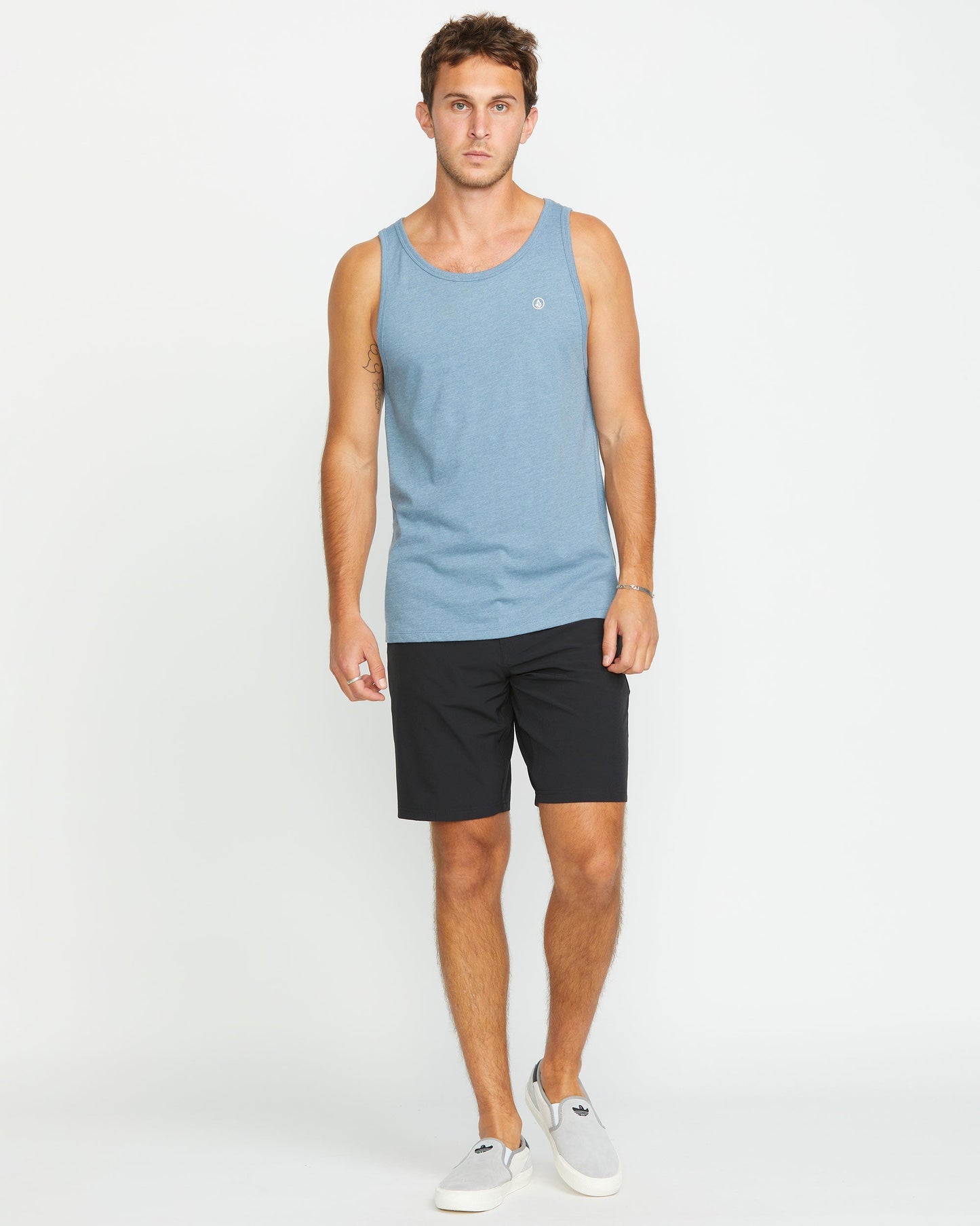 Men's Solid Heather Tank