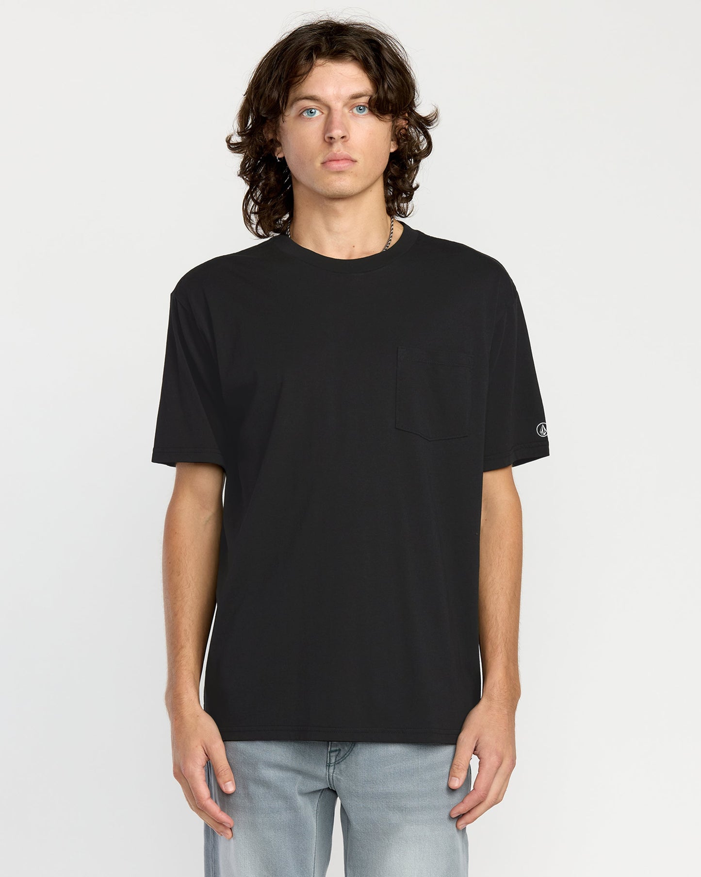 Men's Solid Short Sleeve Pocket Tee