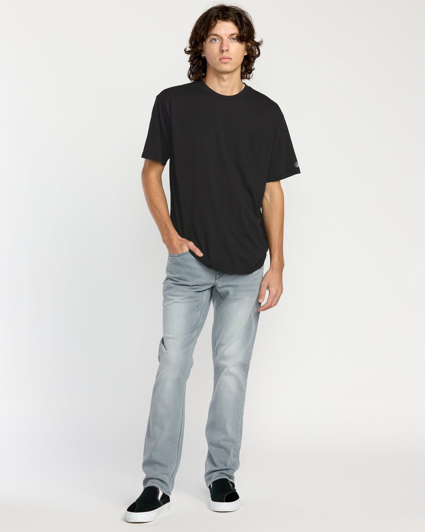 Men's Solid Short Sleeve Pocket Tee