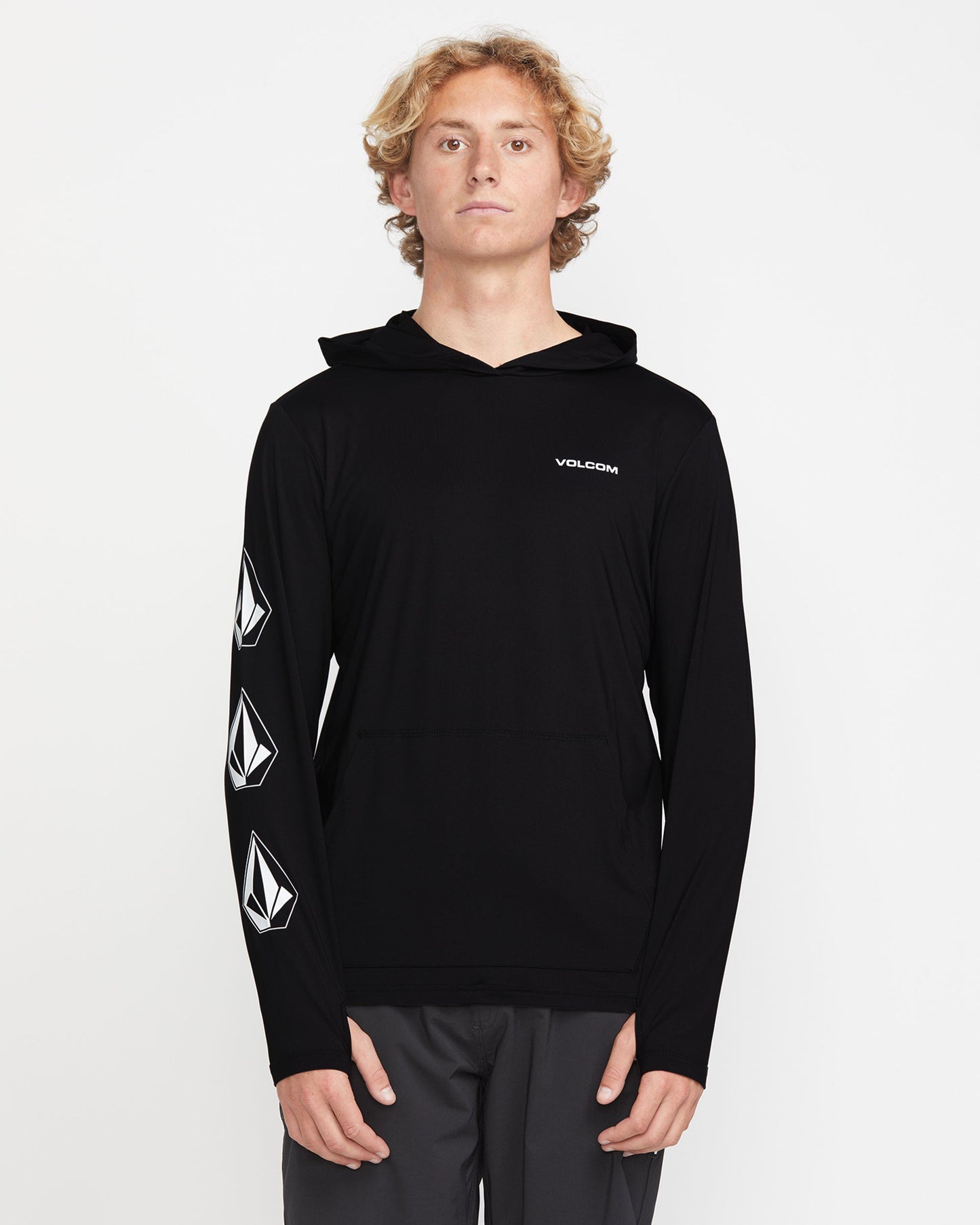 Men's Largee Iconic Hood Long Sleeve Rashguard