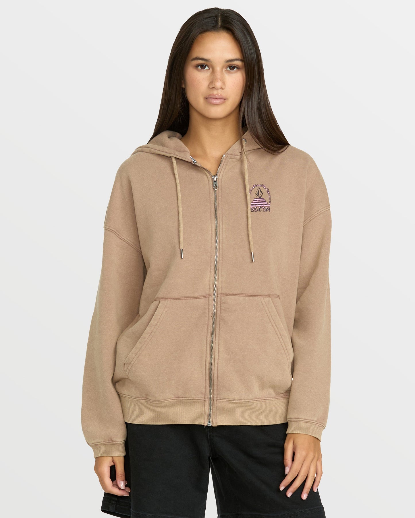 Women's Stone Art Up Zip Sweatshirt